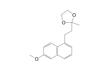 2,2-ETHYLENEDIOXY-4-(6'-METHOXYNAPHTHALEN-1'-YL)-BUTANE