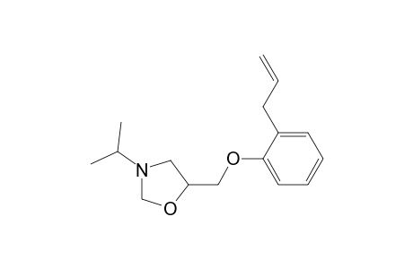 1-[N-isopropyloxazolidin-5'-yl)methoxy}-2-allylbenzene / alprenolol-(M+12)-artifact