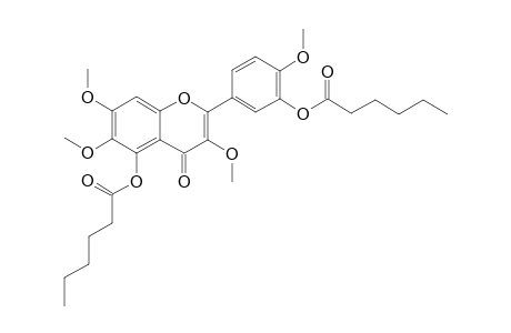 5,3'-DIHEXANOYLOXY-3,6,7,4'-TETRAMETHOXYFLAVONE