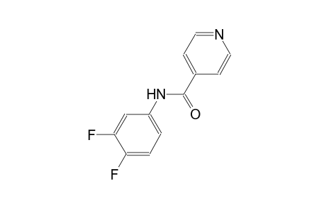 N-(3,4-difluorophenyl)isonicotinamide