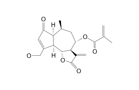 1-A-H,5-A-H-GUAI-3,11(13)-DIEN-12,6-A-OLIDE,15-HYDROXY-8-A-METHACRYOYLOXY-2-OXO