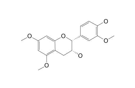 4'-HYDROXY-5,7,3'-TRIMETHOXY-FLAVAN-3-OL