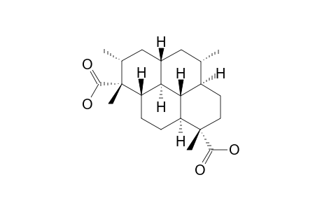 (+/-)-ISOCYCLOAMPHILECTANE-7,20-DICARBOXYLIC-ACID