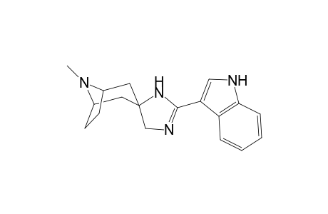 2'-(1H-Indol-3-yl)-8-methyl-8-azabicyclo[3.2.1]octane-3-spiro-4'(5')-imidazoline dihydrochloride