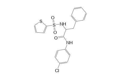 benzenepropanamide, N-(4-chlorophenyl)-alpha-[(2-thienylsulfonyl)amino]-