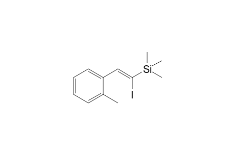 1-Iodo-1-trimethylsilyl-2-(2-methylphenyl)ethene