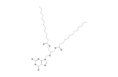 9-[(1,3-DITRIDECANOYLOXY-2-PROPOXY)-METHYL]-GUANINE