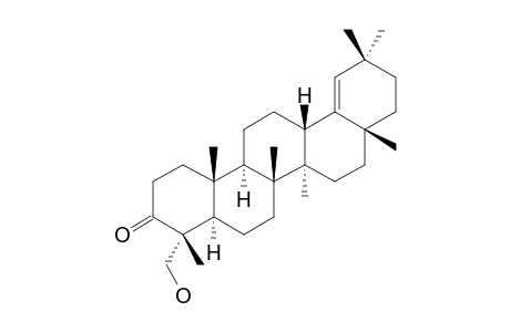 23-HYDROXY-GERMANICONE;3-OXO-23-HYDROXY-OLEAN-18-ENE