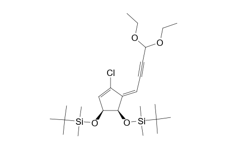 (3E,5Z,1R*,2R*)-1,2-BIS-[(TERT.-BUTYLDIMETHYLSILYL)-OXY]-4-CHLORO-5-(4,4-DIETHOXYBUT-2-YNYLIDENE)-CYCLOPENT-3-ENE;CIS-ISOMER