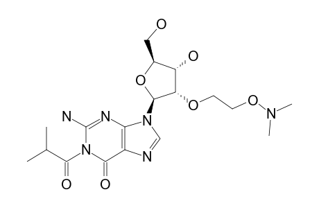 2'-O-[2-[(N,N-DIMETHYLAMINO)-OXY]-ETHYL]-N(2)-ISOBUTYRYL-GUANOSINE