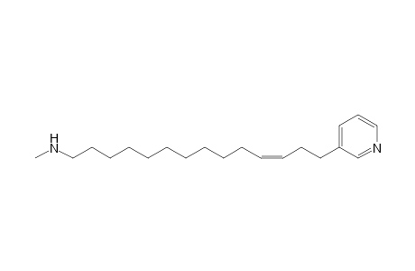 (Z)-N-methyl-14-(3-pyridinyl)-11-tetradecen-1-amine