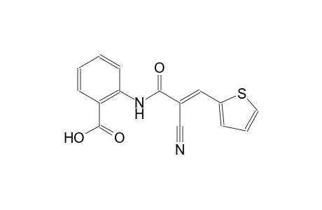 2-{[(2E)-2-cyano-3-(2-thienyl)-2-propenoyl]amino}benzoic acid