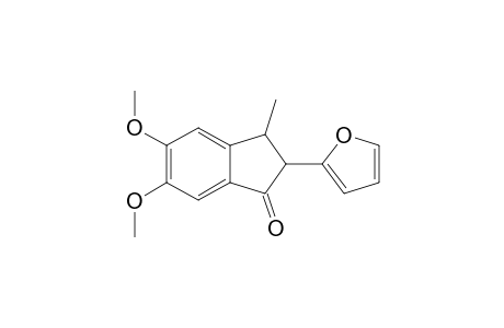 2-(2-FURYL)-5,6-DIMETHOXY-3-METHYL-INDAN-1-ONE