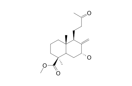 #10;(1'R,3'R,4A'S,5'S,8A'S)-4-[3',4',4A',5',6',7',8',8A'-OCTAHYDRO-2'-(1'H)-METHYLENE-3'-ALPHA-HYDROXY-5'-BETA-METHOXYCARBONYL-5'-ALPHA,8A'-BETA-DIMETHYLNAPHTH