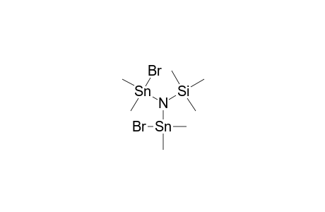 BIS-(BROMODIMETHYLSTANNYL)-(TRIMETHYLSILYL)-AMINE