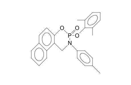 2-(2,6-Dimethyl-phenoxy)-3-(4-tolyl)-2,3-dihydro-1H-naphth(1,2-E)(1,3,2)oxazaphosphorine 2-oxide