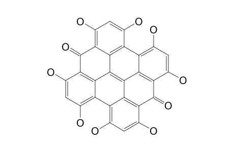 FRINGELITE-D;1,3,4,6,8,10,11,13-OCTAHYDROXY-PHENANTHRO-[1,10,9,8,O,P,Q,R,A]-PERYLENE-7,14-DIONE