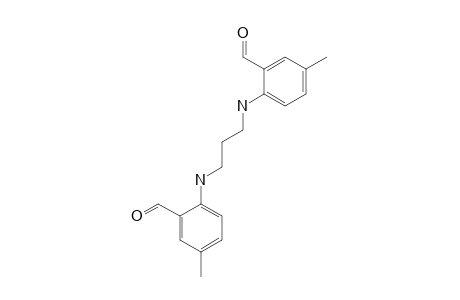 5,5'-DIMETHYL-2,2'-(PROPANE-1,3-DIYLDIIMINO)-BIS-(BENZALDEHYDE)