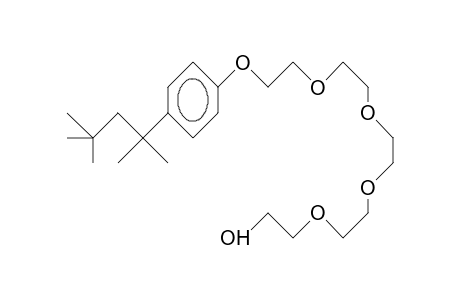 4-(1,1,3,3-Tetramethyl-butyl)-1-pentakis(oxyethylene)-benzene