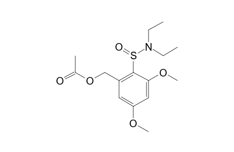 2-DIETHYLAMINOSULFINYL-3,5-DIMETHOXYBENZYL-ACETATE