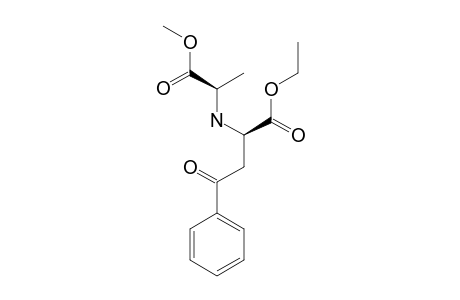 (1S,2R)-2-(1-METHOXYCARBONYLETHYLAMINO)-4-OXO-4-PHENYL-BUTYRIC-ACID-ETHYLESTER