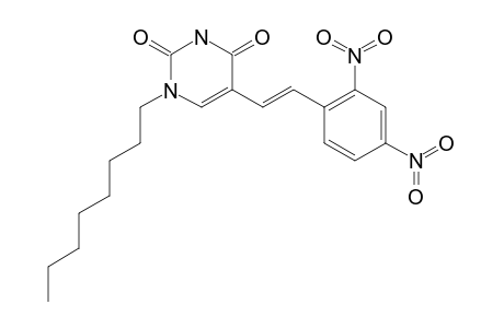 5-[(E)-2-(2,4-DINITROPHENYL)-ETHENYL]-1-OCTYL-URACIL