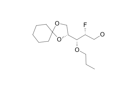 (2-R,3-R)-3-(ALLYLOXY)-3-[(2-R)-1,4-DIOXASPIRO-[4.5]-DECANYL]-2-FLUORO-3-(2-HYDROXYETHOXY)-PROPAN-1-OL