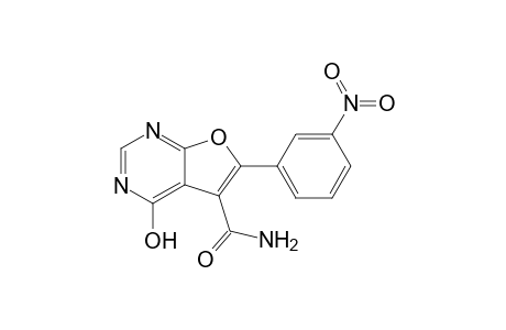 4-Hydroxy-6-(3'-nitrophenyl)furo[2,3-d]pyrimidine-5-carboxamide