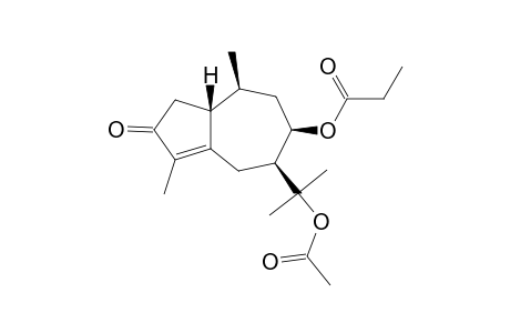 11-ACETOXY-8-PROPIONYL-4-GUAIEN-3-ONE