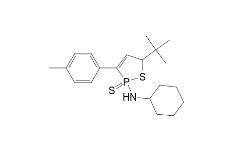 1,2-Thiaphosphol-2(5H)-amine, N-cyclohexyl-5-(1,1-dimethylethyl)-3-(4-methylphenyl)-, 2-sulfide