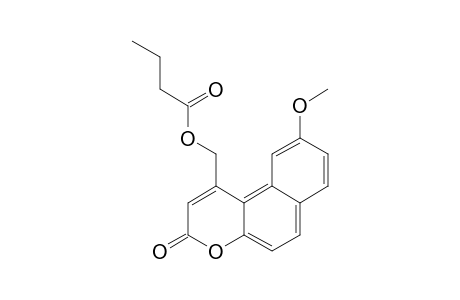 (9-METHOXY-3-OXO-3H-BENZO-[F]-BENZOPYRAN-1-YL)-METHYL-BUTYRATE