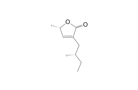 (5S,S)-5-METHYL-3-(2-METHYLBUTYL)-FURAN-2-(5H)-ONE