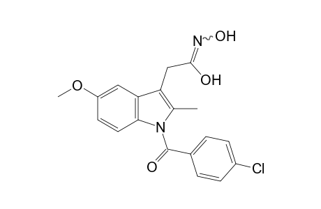 1-(p-chlorobenzoyl)-5-methoxy-2-methylindole-3-acetohydroxamic acid