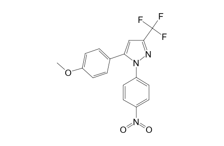 1-(PARA-NITROPHENYL)-5-(PARA-METHOXYPHENYL)-3-TRIFLUOROMETHYL-PYRAZOLE