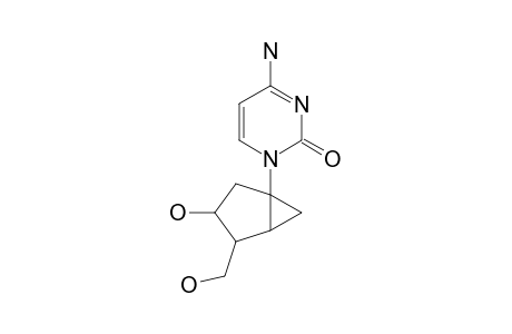 (1S,3S,4R,5S)-3-HYDROXY-4-HYDROXYMETHYL-1-(4-AMINO-2-OXO-1,2-DIHYDROPYRIMIDIN-1-YL)-BICYCLO-[3.1.0]-HEXANE