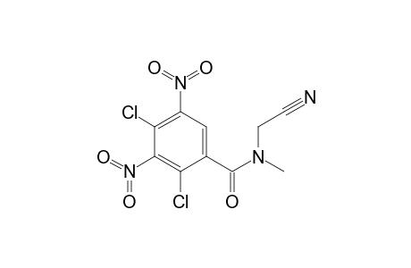 2,4-Dichloro-N-cyanomethyl-N-methyl-3,5-dinitrobenzamide