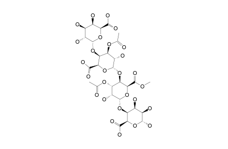 ALPHA-D-GALACTURONOPYRANOSYL-(1->4)-3-O-ACETYL-ALPHA-D-GALACTURONOPYRANOSYL-(1->4)-3-O-ACETYL-ALPHA-D-GALACTURONOPYRANOSYLMETHYLESTER-(1->4