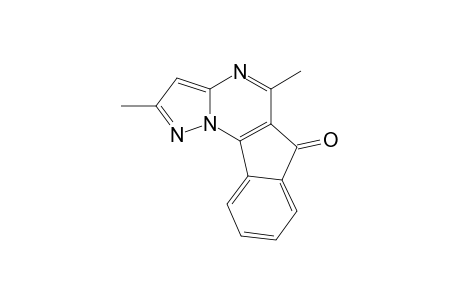 2,5-DIMETHYL-6H-INDENO-[2,1-E]-PYRAZOLO-[1,5-A]-PYRIMIDIN-6-ONE