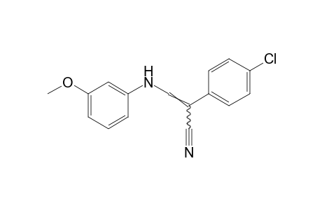 beta-(m-ANISIDINO)-p-CHLOROATROPONITRILE