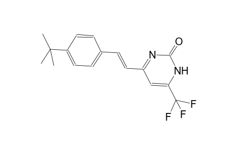 4-[(E)-2-(4-tert-butylphenyl)ethenyl]-6-(trifluoromethyl)-2(1H)-pyrimidinone