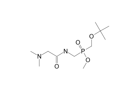 N-(N',N'-DIMETHYLGLYCYL)-AMINOMETHYL-TERT.-BUTOXYMETHYL-(O-METHYL)_PHOSPHINATE