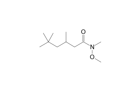 N-methoxy-N,3,5,5-tetramethylhexanamide