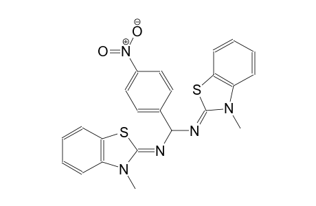 methanediamine, N,N-bis[(2Z)-3-methylbenzothiazolylidene](4-nitrophenyl)-