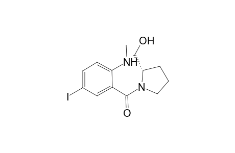 (S)-1-(5'-Iodo-2'-methylaminobenzoyl)pyrrolidine-2-methanol