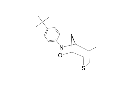 7-(4-TERT.-BUTYLPHENYL)-5-METHYL-8-OXA-3-THIA-7-AZABICYCLO-[4.2.1]-NONANE