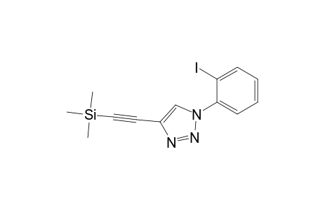 4-(Trimethylsilylethynyl)-1-(2-iodophenyl)-1H-1,2,3-triazole