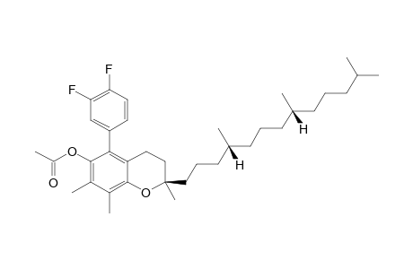 5-(3,4-DIFLUOROPHENYL)-2,7,8-TRIMETHYL-2-(4,8,12-TRIMETHYLTRIDECYL)-CHROMAN-6-YL-ACETATE