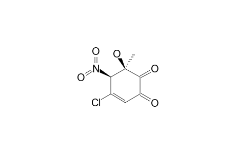 CIS-4-CHLORO-6-HYDROXY-6-METHYL-5-NITRO-CYCLOHEX-3-ENE-1,2-DIONE