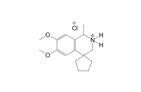 6',7'-dimethoxy-1'-methyl-2',3'-dihydro-1'H-spiro[cyclopentane-1,4'-isoquinolin]-2'-ium chloride