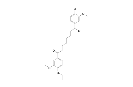 1-(4-ETHOXY-3-METHOXYPHENYL)-8-(4-HYDROXY-3-METHOXYPHENYL)-8-HYDROXY-OCTAN-1-ONE